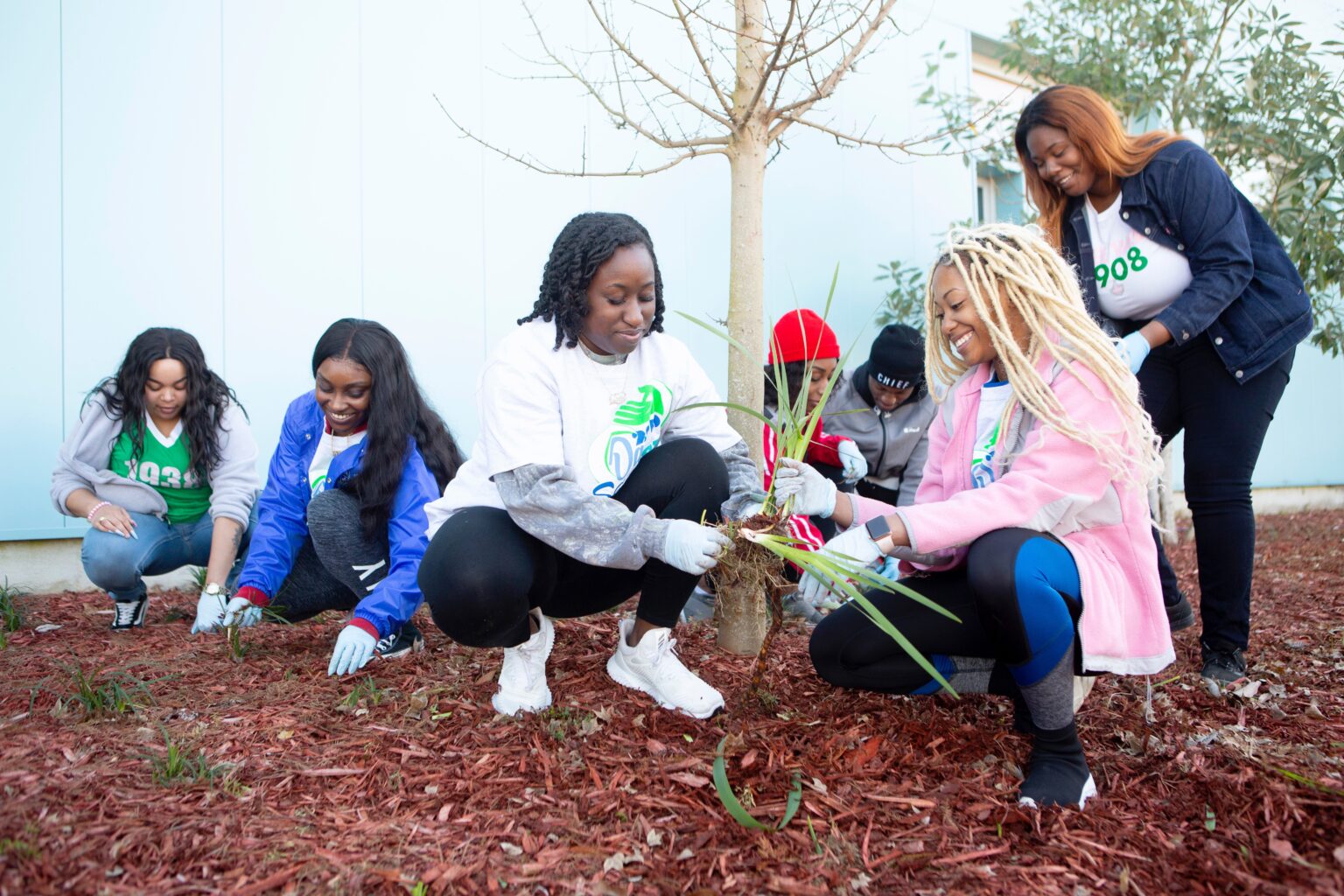 Dillard University Students on Campus