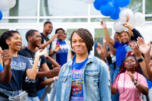 DU Decision day students on campus