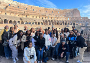 students in rome